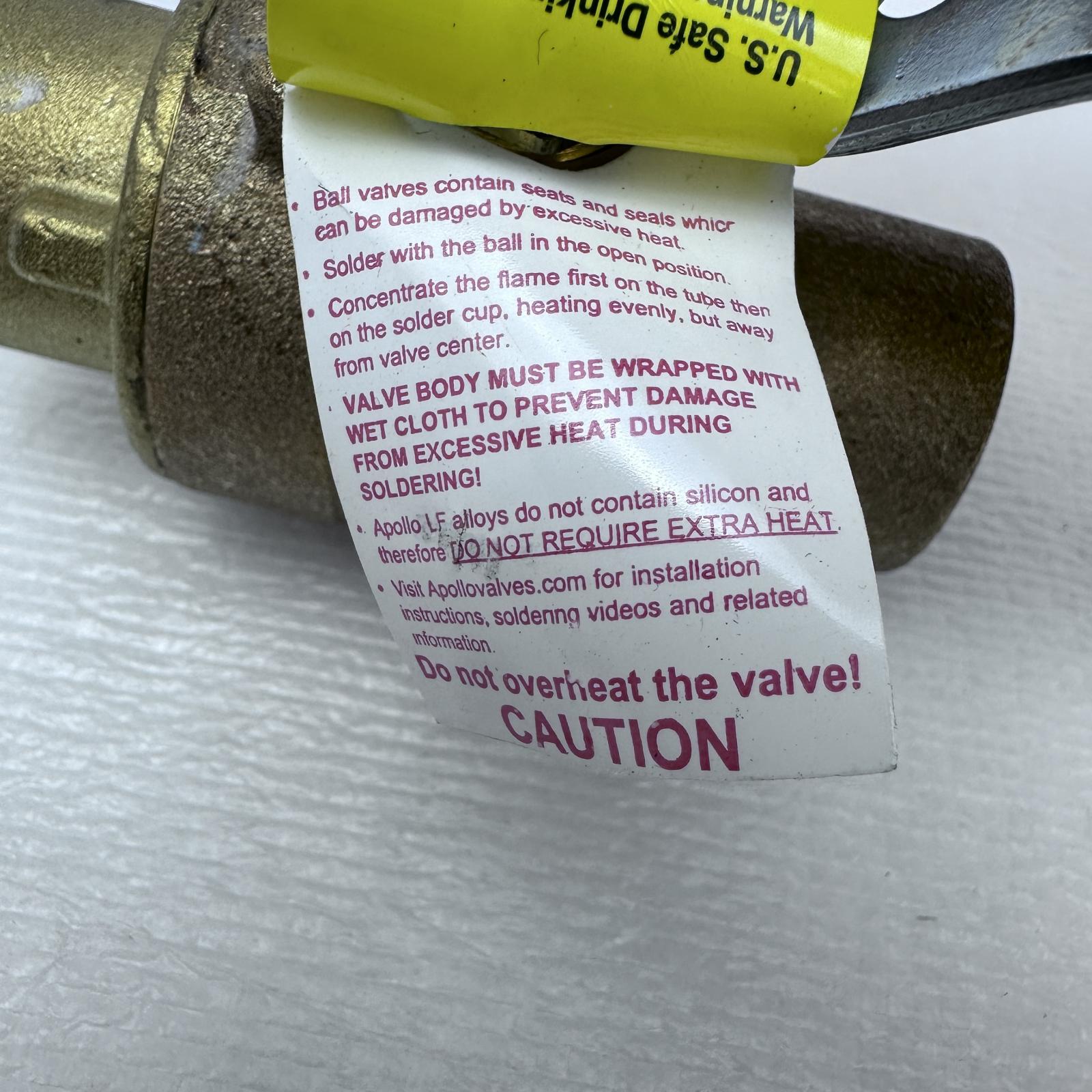 APOLLO 77C-205-01A Bronze Full Port Valve 1" 600 PSI - Photo 2