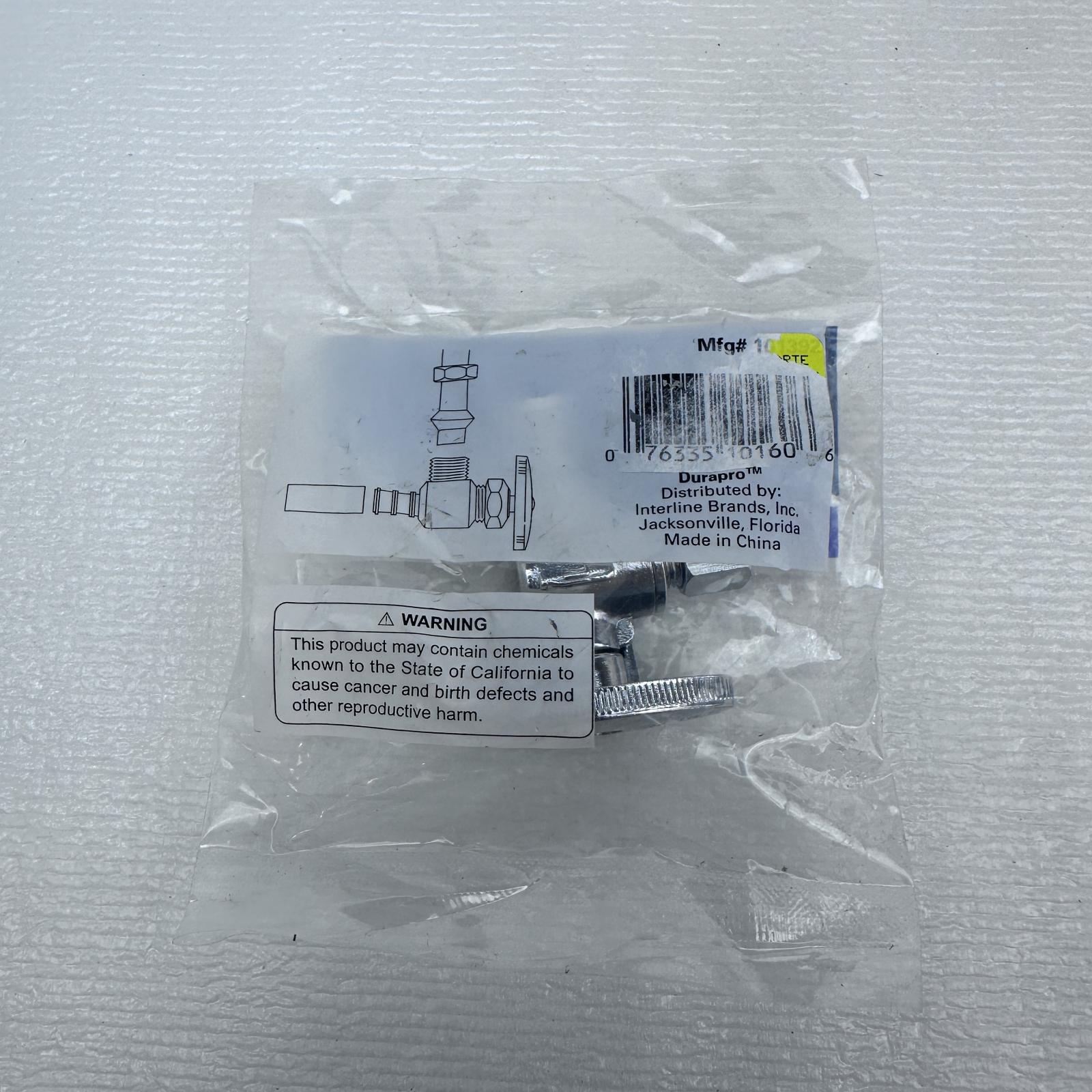 Lot of 2 DuraPro Angle Stop 1/2" Pex Barb X 1/4" Compression - Photo 3