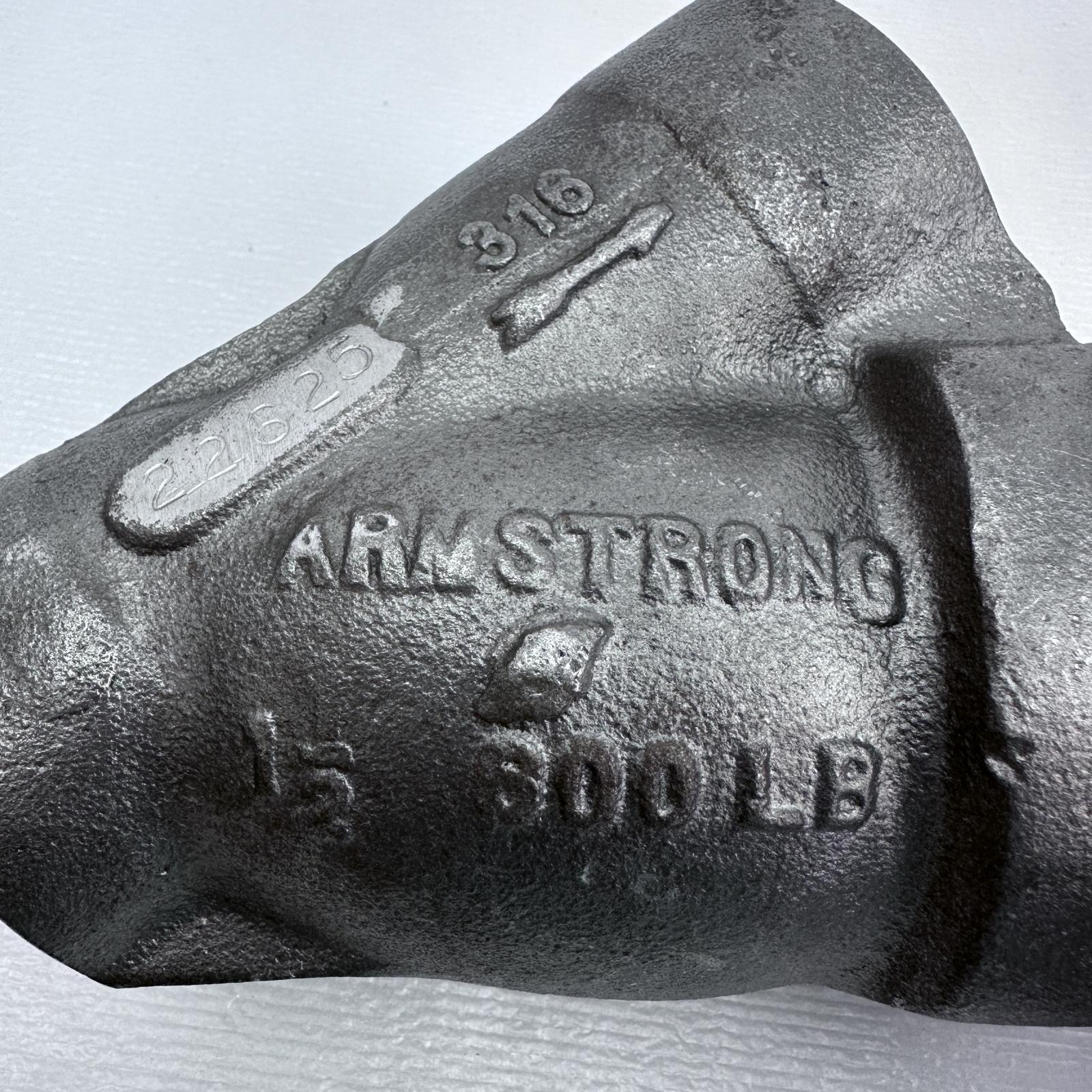 Armstrong 1-1/2" NPT 600 Lb. WCB Wye Y-Strainer - Photo 6