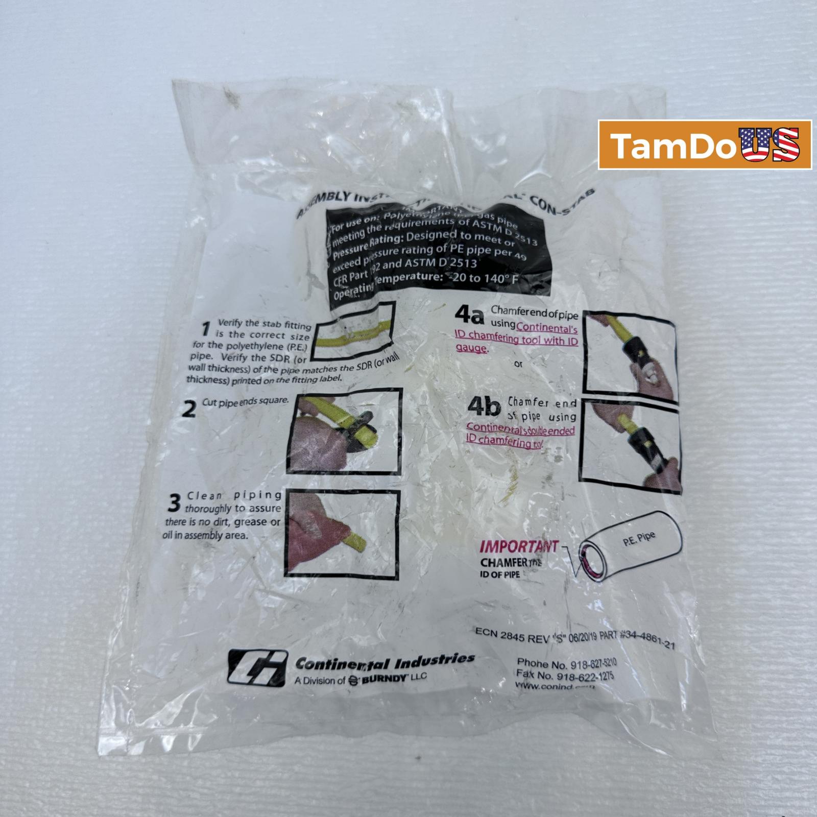 LOT OF 2 CONTINENTAL INDUSTRIES #34-4861-21 CHAMFER TOOL 1-1/4" - Photo 3