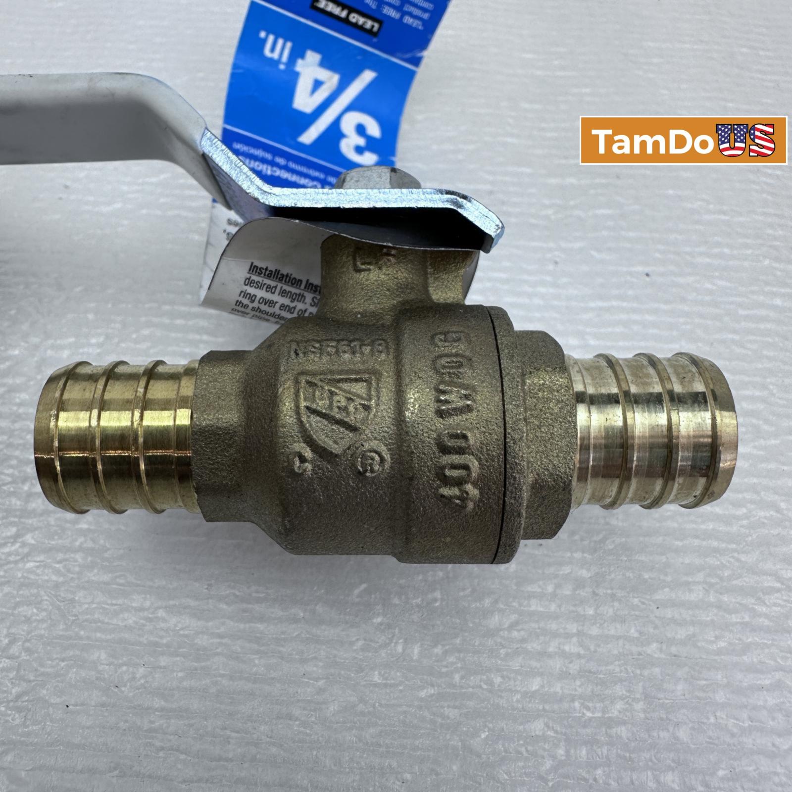 Lot of 2 Watts 2-Piece Full Port Brass Ball Valve 3/4" - Photo 6