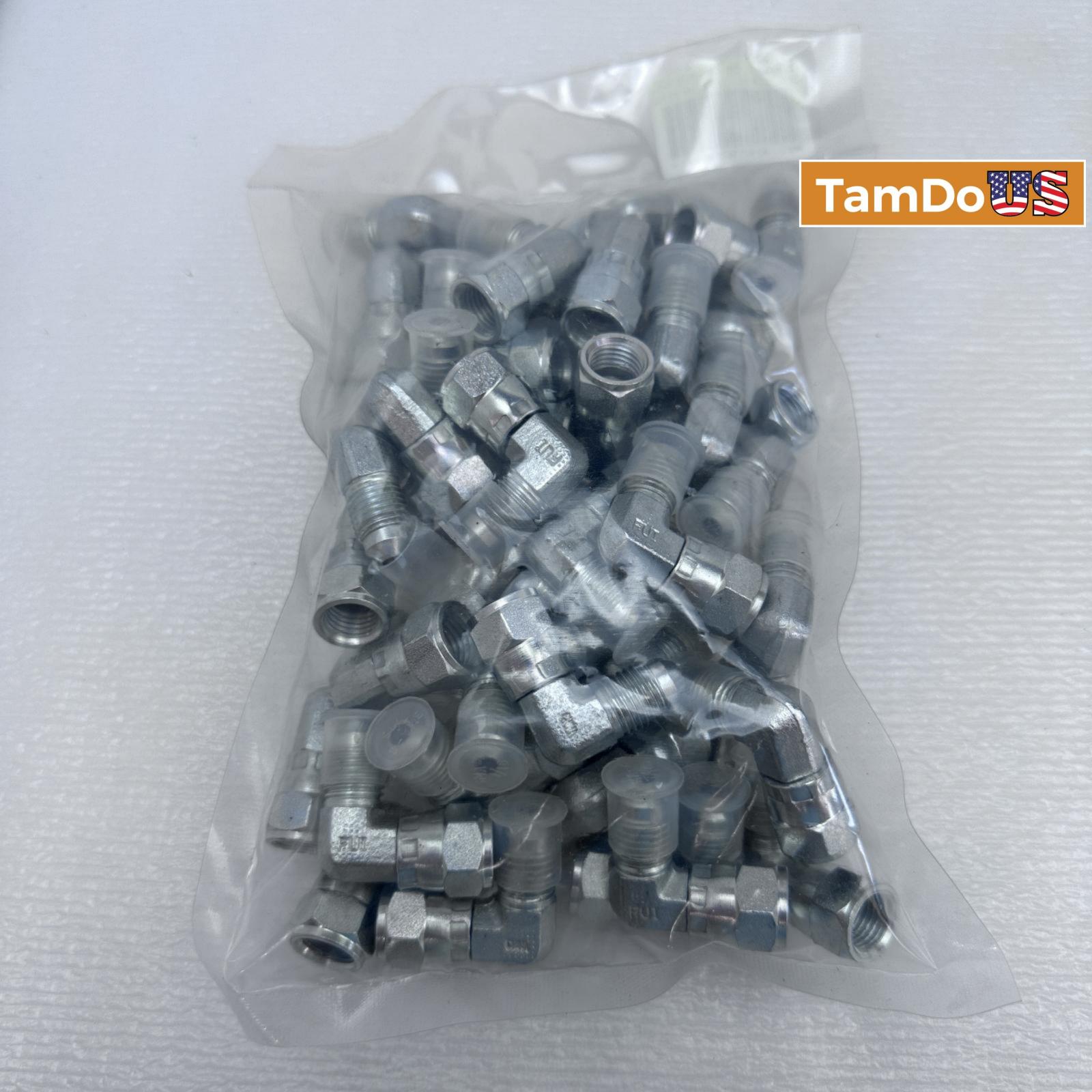 Unbranded 7/16" Pneumatic Fitting Elbow SMA-4 (50pcs) - Photo 7