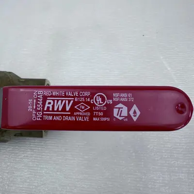 RWV Fig. 5544AB 1 1/2" 600WOG 150 WSP Valve at Hydraulics, Pneumatics & Plumbing in new condition