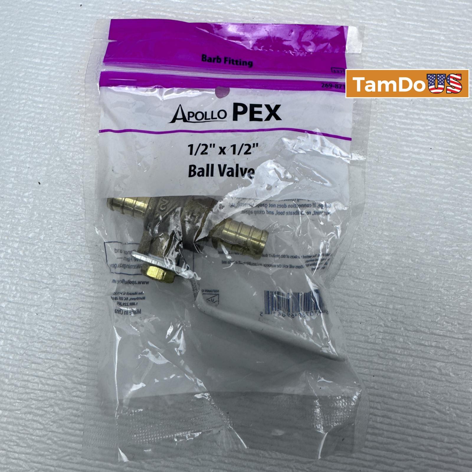 Lot of 2 APOLLO PEX 1/2" x 1/2" Ball Valve - Photo 3