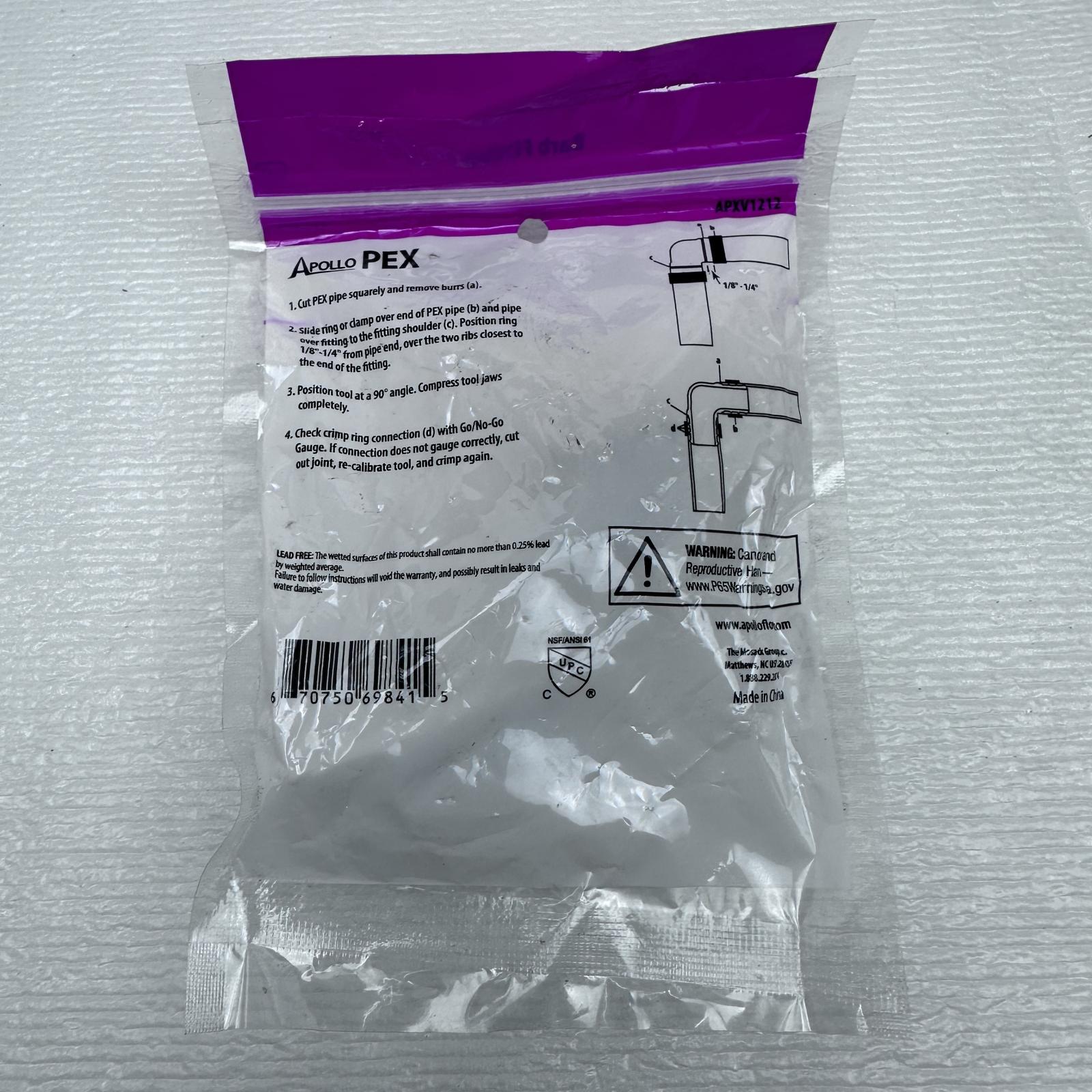 Lot of 2 APOLLO PEX 1/2" x 1/2" Ball Valve - Photo 2