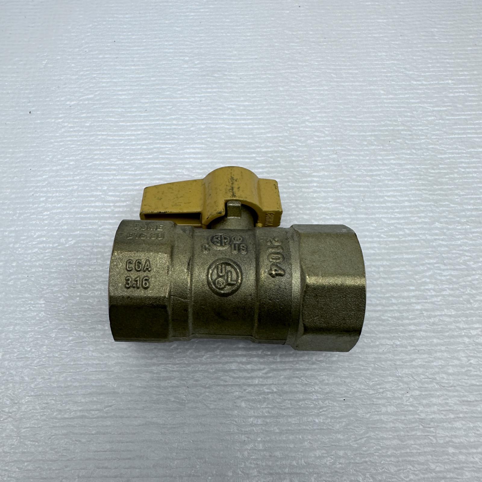Lot of 2 GBV GBV02 Gas Shut-Off Ball Valve Brass 175G 1" - Photo 5