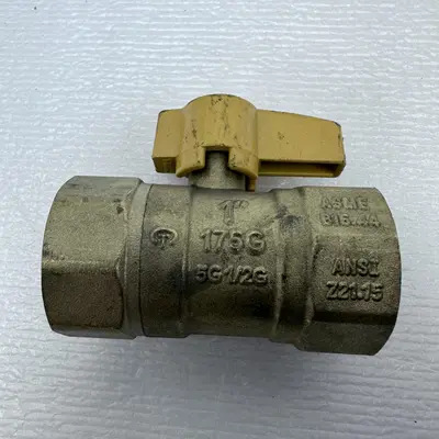 Lot of 2 GBV GBV02 Gas Shut-Off Ball Valve Brass 175G 1" at Hydraulics, Pneumatics & Plumbing in new_open_box condition