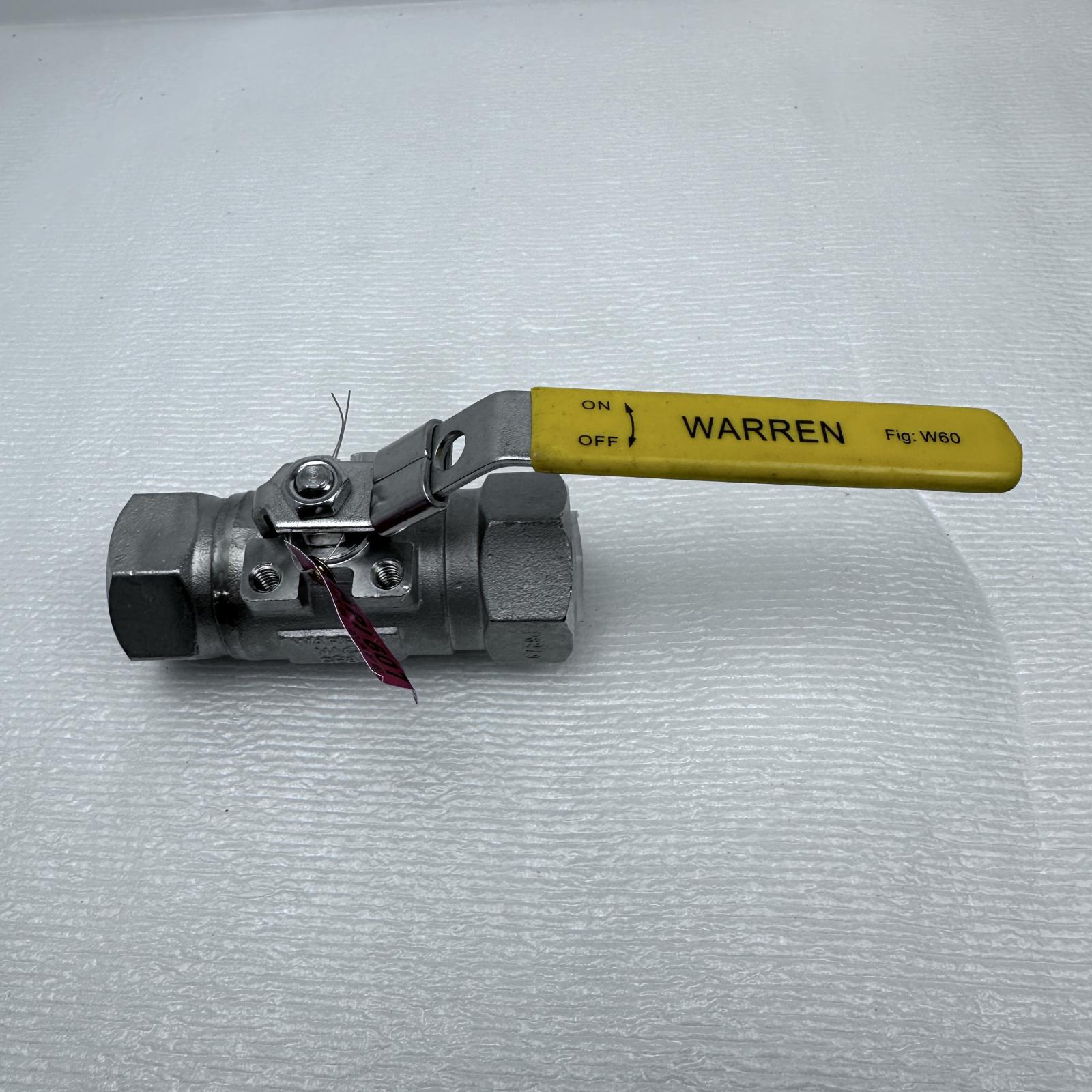 Warren ASME B16.34/API 608 1/2" Ball Valve Class 2500 6000 WOG - Photo 4