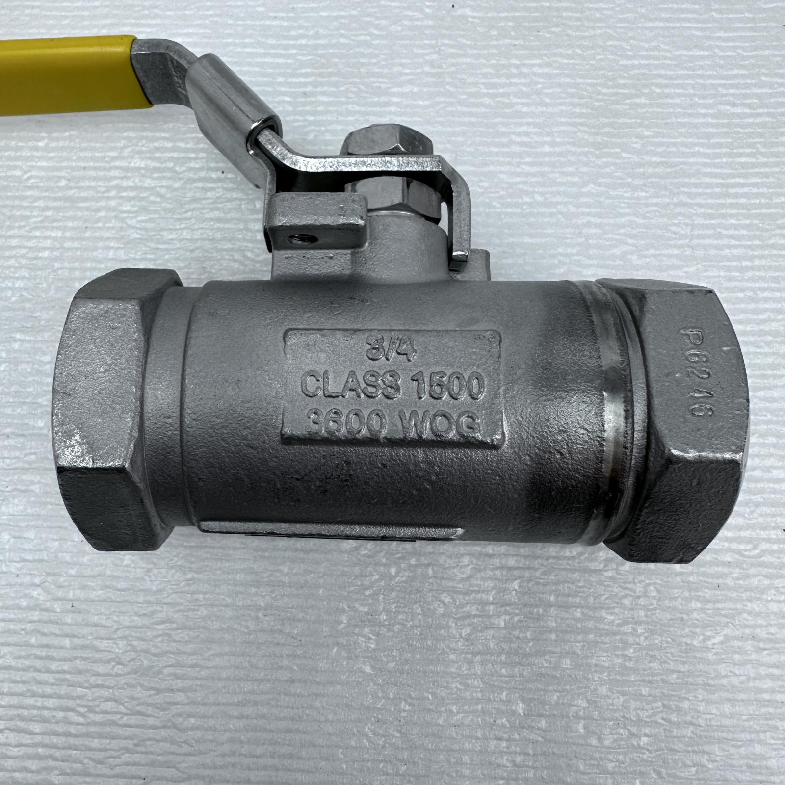 Warren ASME B16.34/API 608 3/4" Ball Valve Class 1500 3600 WOG - Photo 5