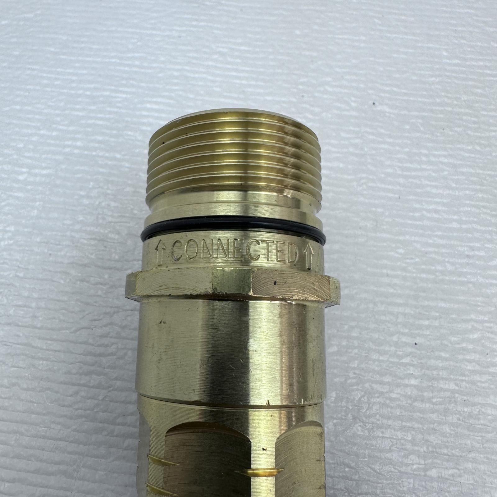 Lot of 4 Pirpek Brass Wingstyle Interchange Hydraulic Fitting - Photo 3