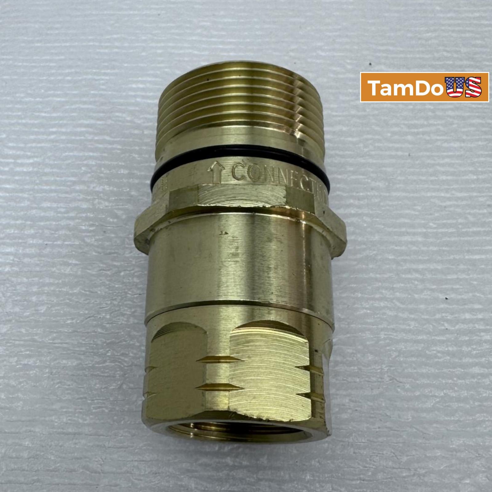 Lot of 4 Pirpek Brass Wingstyle Interchange Hydraulic Fitting - Photo 7