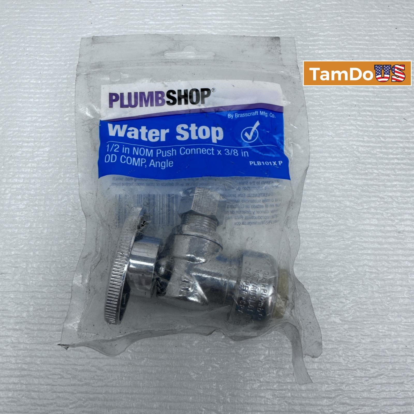 PLUMBSHOP Water Stop 1/2 in. Nom Comp x 3/8 in. OD Comp - Photo 4