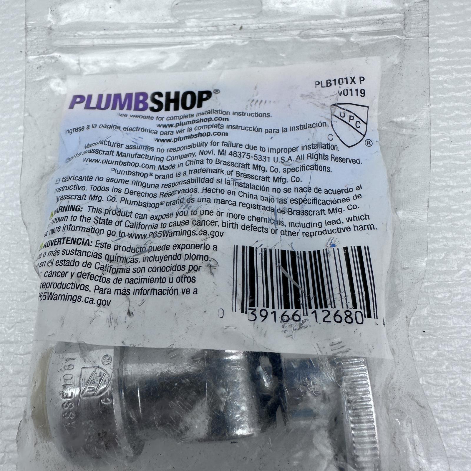 PLUMBSHOP Water Stop 1/2 in. Nom Comp x 3/8 in. OD Comp - Photo 3