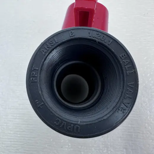 Lot of 2 1'' UPVC FPT ANSI Ball Valve Compact T-Handle Valve at TamDoUS Taylorsville