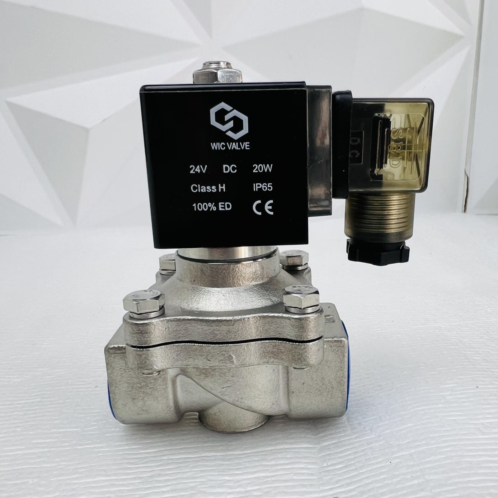 WIC Valve 2SCW-3/4-24VDC-D-V Solenoid Valve 3/4", 24V DC, 100 PSI, IP65 - Photo 2