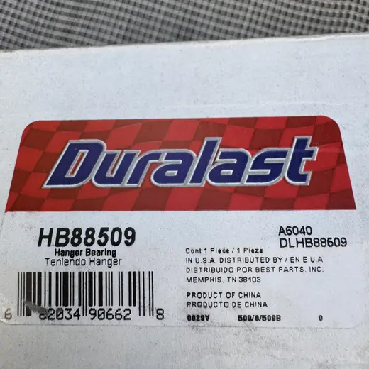 Duralast Driveshaft Center Support HB88509 at TamDoUS Taylorsville