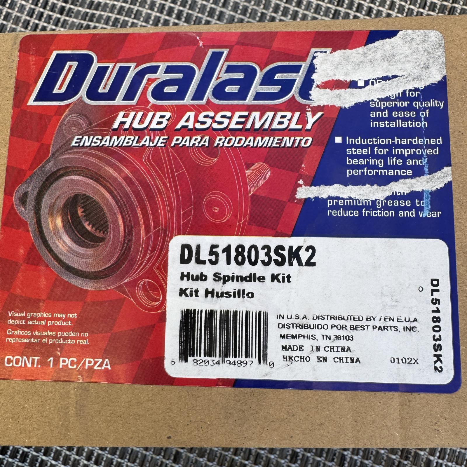 Duralast Wheel Bearing and Hub Assembly Repair Kit - Photo 2