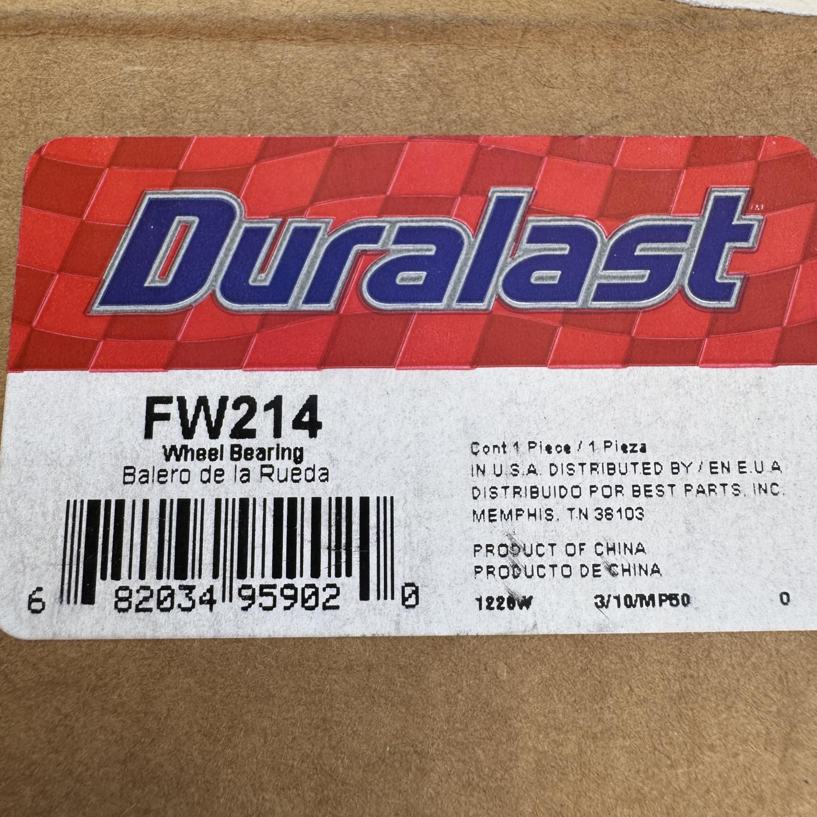 Duralast Wheel Bearing FW214 - Photo 2