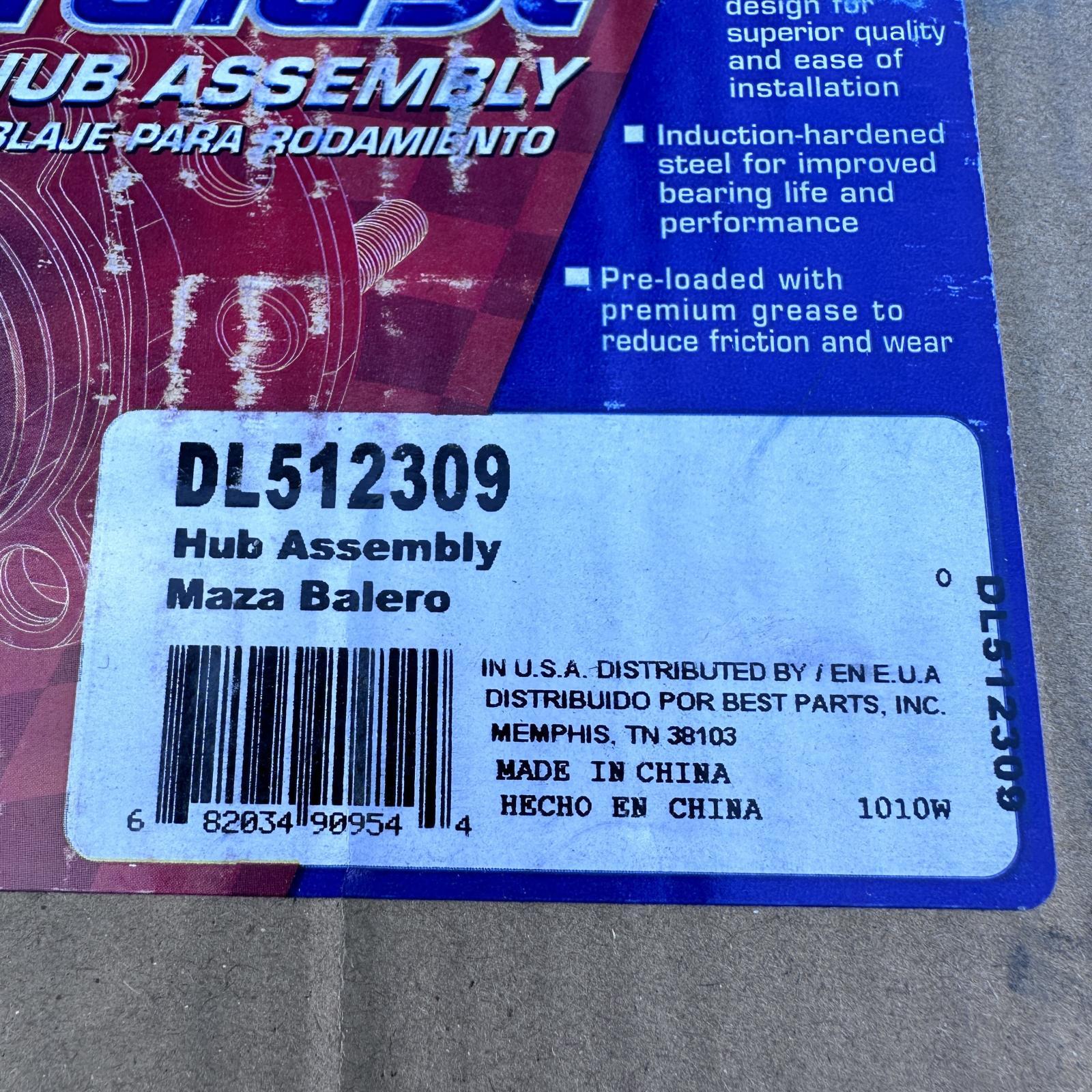 Duralast DL512309 Rear Wheel Hub Assy 05-09 Equinox Torrent Vue - Photo 2