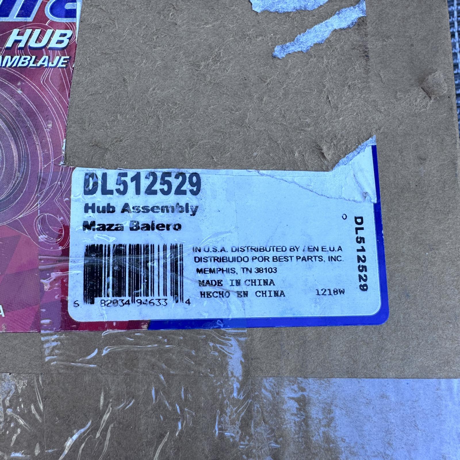 Duralast DL512529 Rear Hub Assy 07-17 Camry 07-12 ES350 4-Bolt Flange 5 Lug - Photo 3