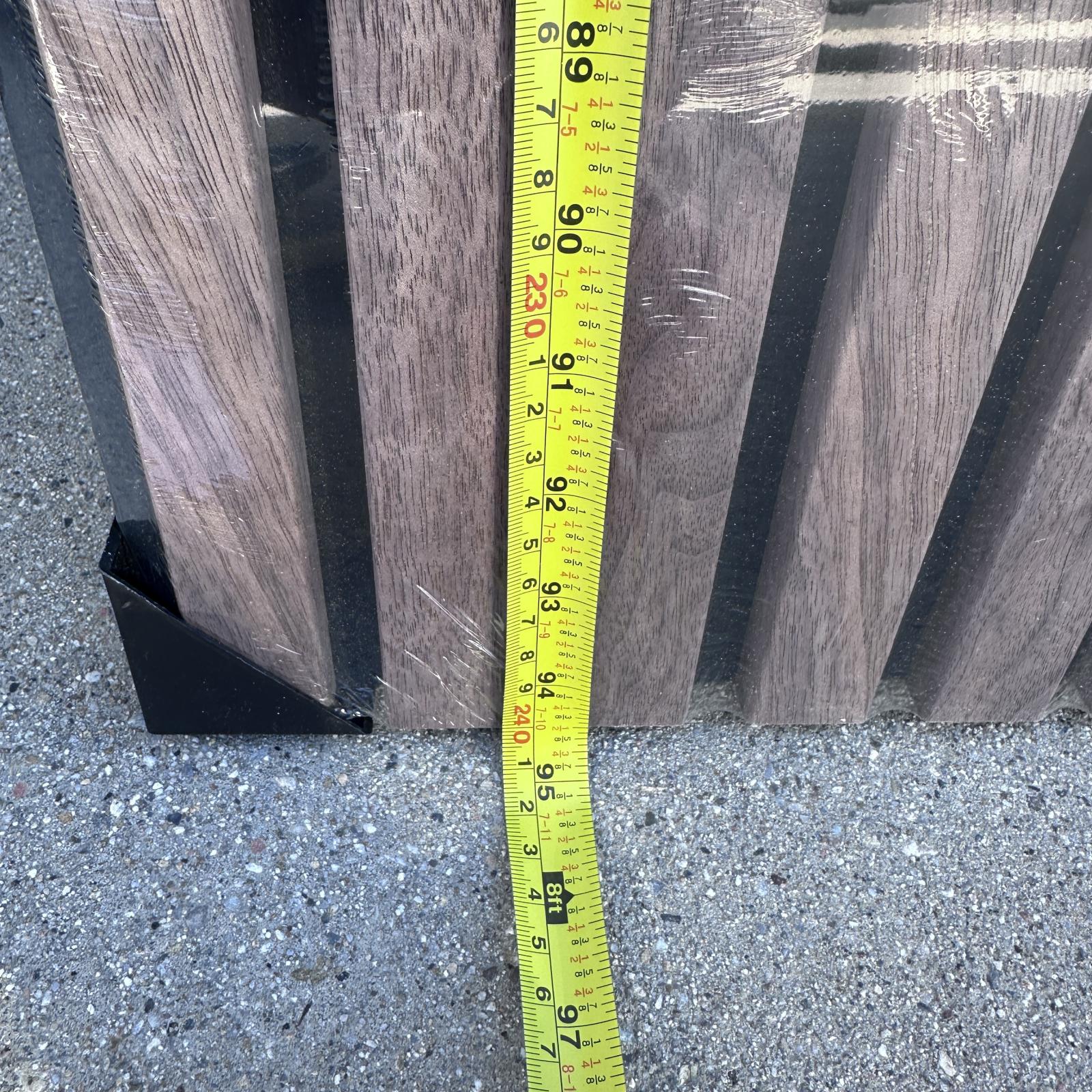 American Walnut Acoustic Wood Slat Wall Panel 2400x320x21mm - Photo 5