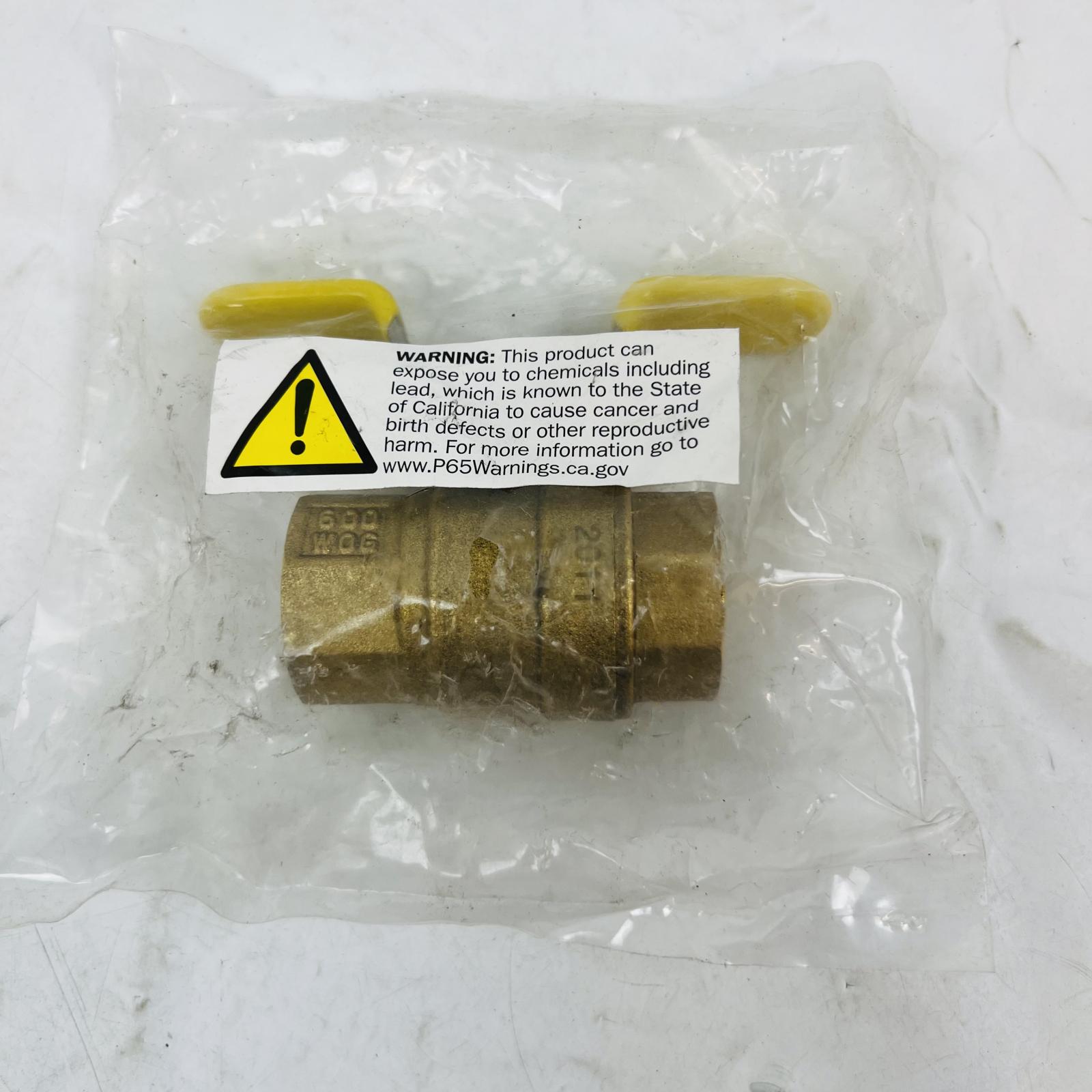 Webstone 3/4" 600 PSI WOG T-Handle Ball Valve H-41703SSW - Photo 3