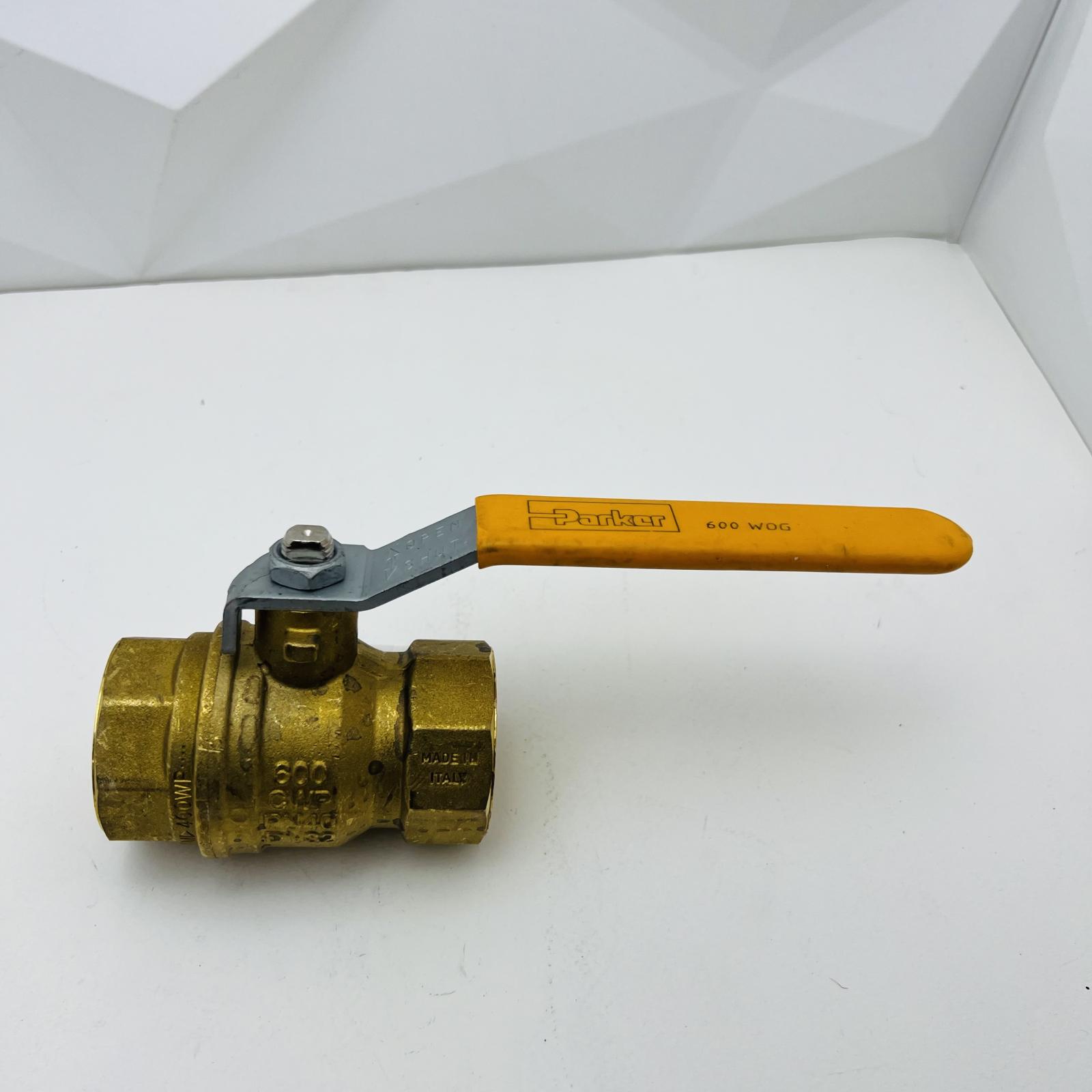 Parker Ball Valve – 600 CWP PN40, Full Port, Threaded Brass Body - Photo 2