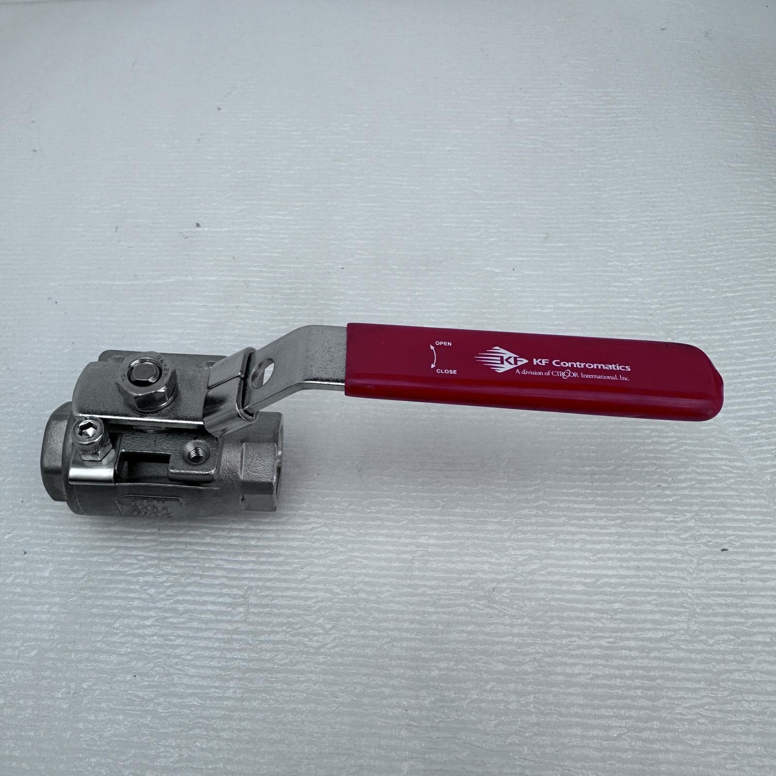 KF Contromatics Ball Valve, 1/2", LH M3, Type - 8000 - Photo 4