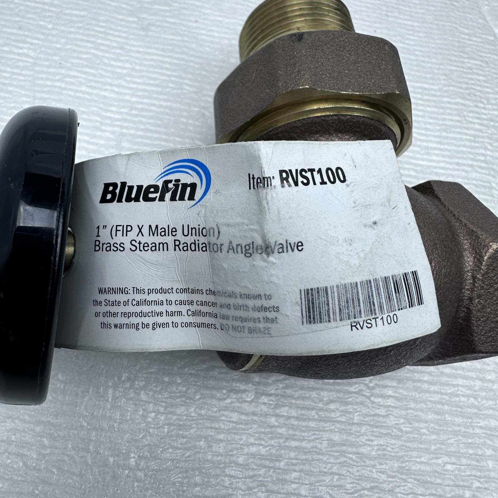 Bluefin RVST100 1" Brass Steam Radiator Angle Valve - Photo 2