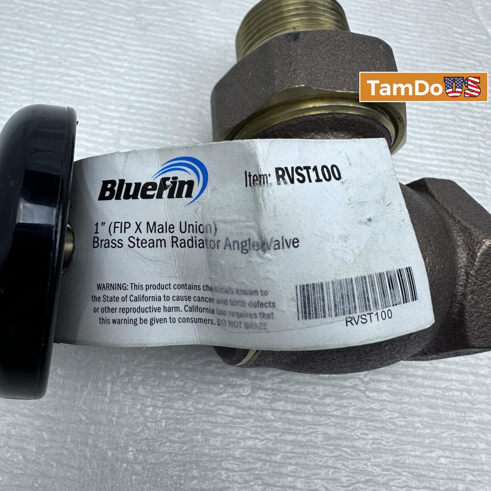 Bluefin RVST100 1" Brass Steam Radiator Angle Valve - Photo 6