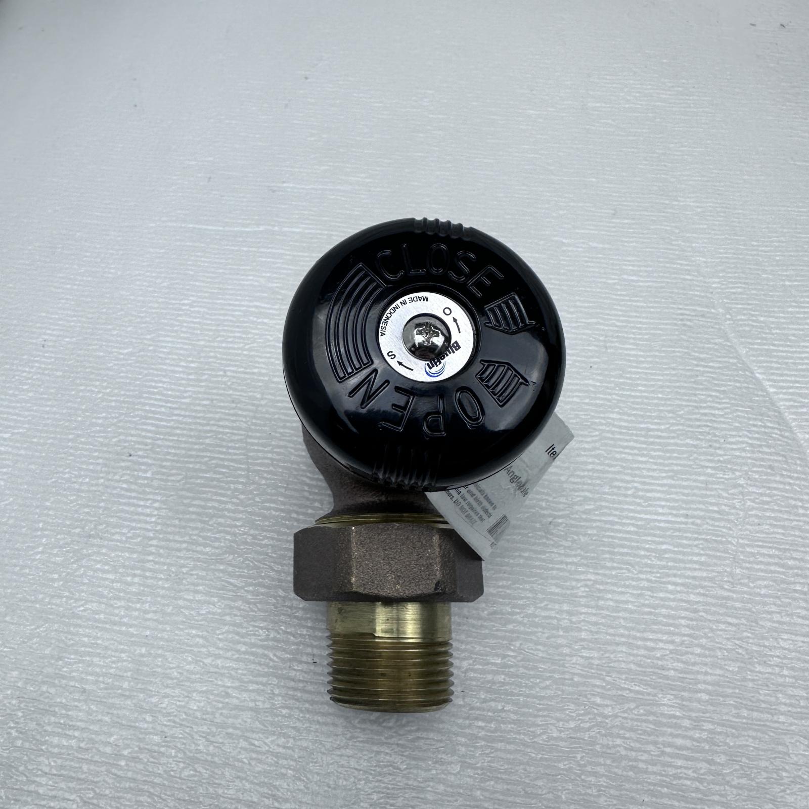 Bluefin RVST100 1" Brass Steam Radiator Angle Valve - Photo 3