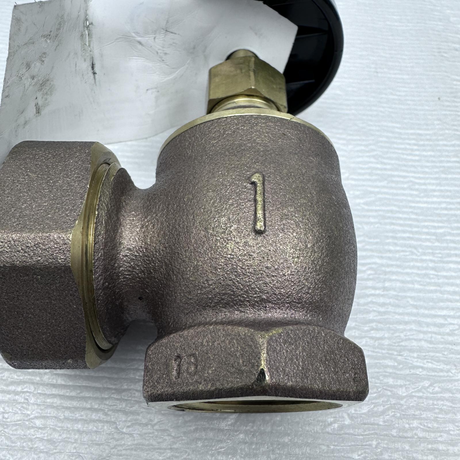 Bluefin RVST100 1" Brass Steam Radiator Angle Valve - Photo 4