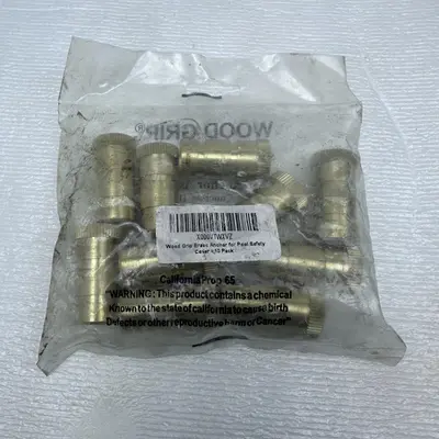 Wood Grip Brass Anchor for Pool Safety Cover - 10 Pack at Home Improvement in new condition