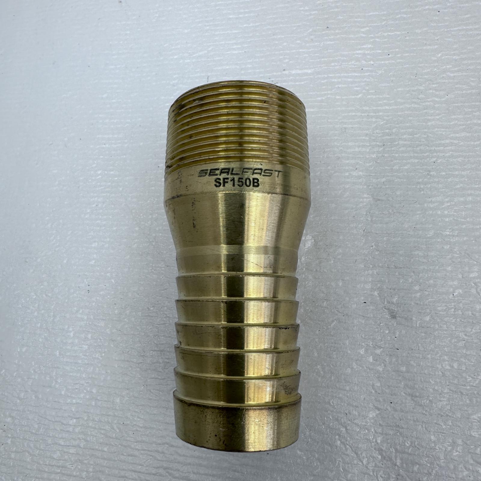 Lot of 2 Seal Fast Brass Male NPT SF150B Combination Nipple Fitting - Photo 3