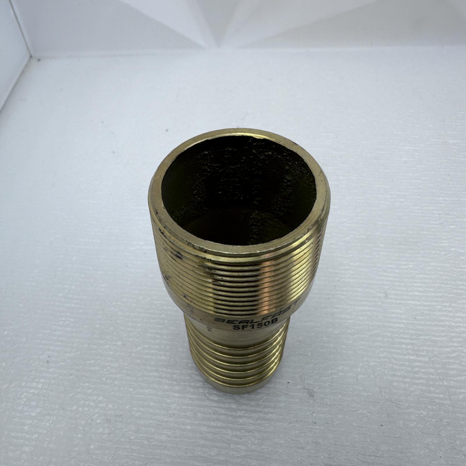 Lot of 2 Seal Fast Brass Male NPT SF150B Combination Nipple Fitting - Photo 4