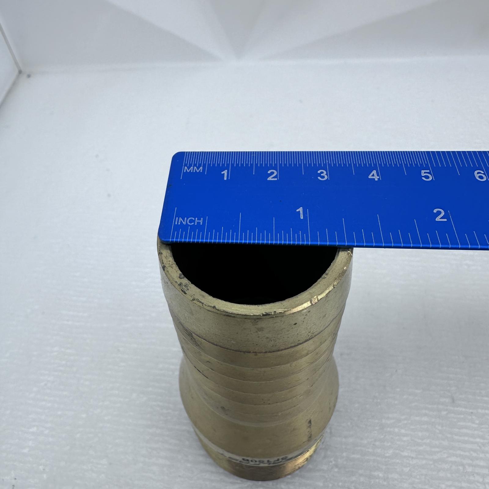 Lot of 2 Seal Fast Brass Male NPT SF150B Combination Nipple Fitting - Photo 2