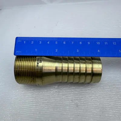 Lot of 2 Seal Fast Brass Male NPT SF150B Combination Nipple Fitting at Hydraulics, Pneumatics & Plumbing in new_open_box condition