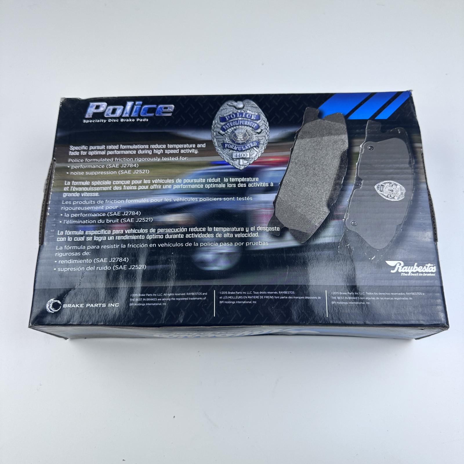 Raybestos SP1367PPH Police Disc Brake Pad Set - Photo 4