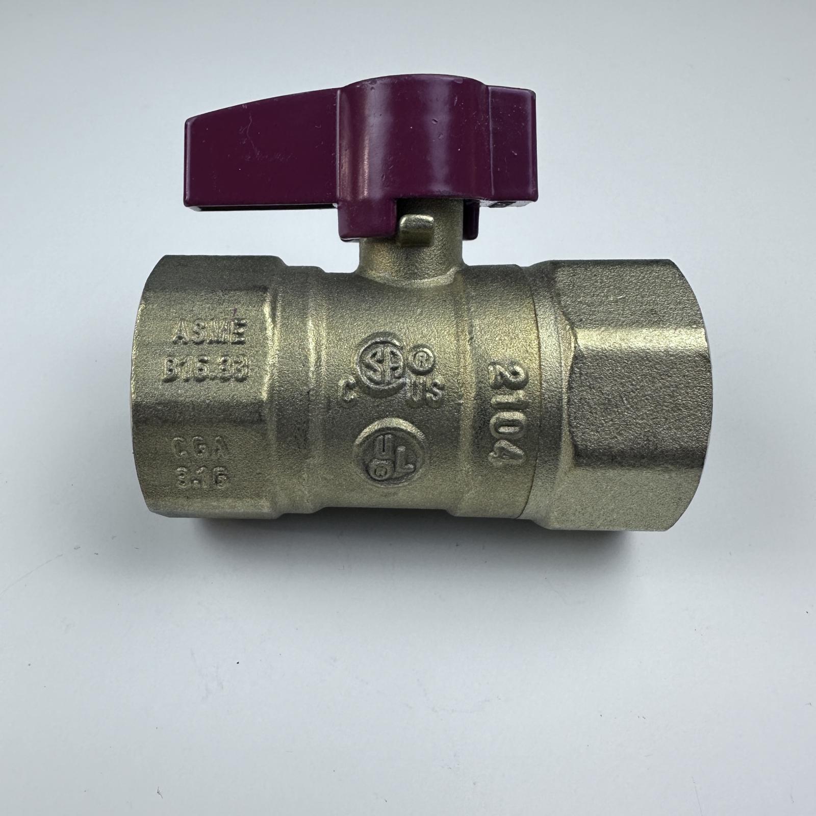 Lot of 2 UL GBV03 1" Shut-Off Valve 250 PSI Max - Photo 3