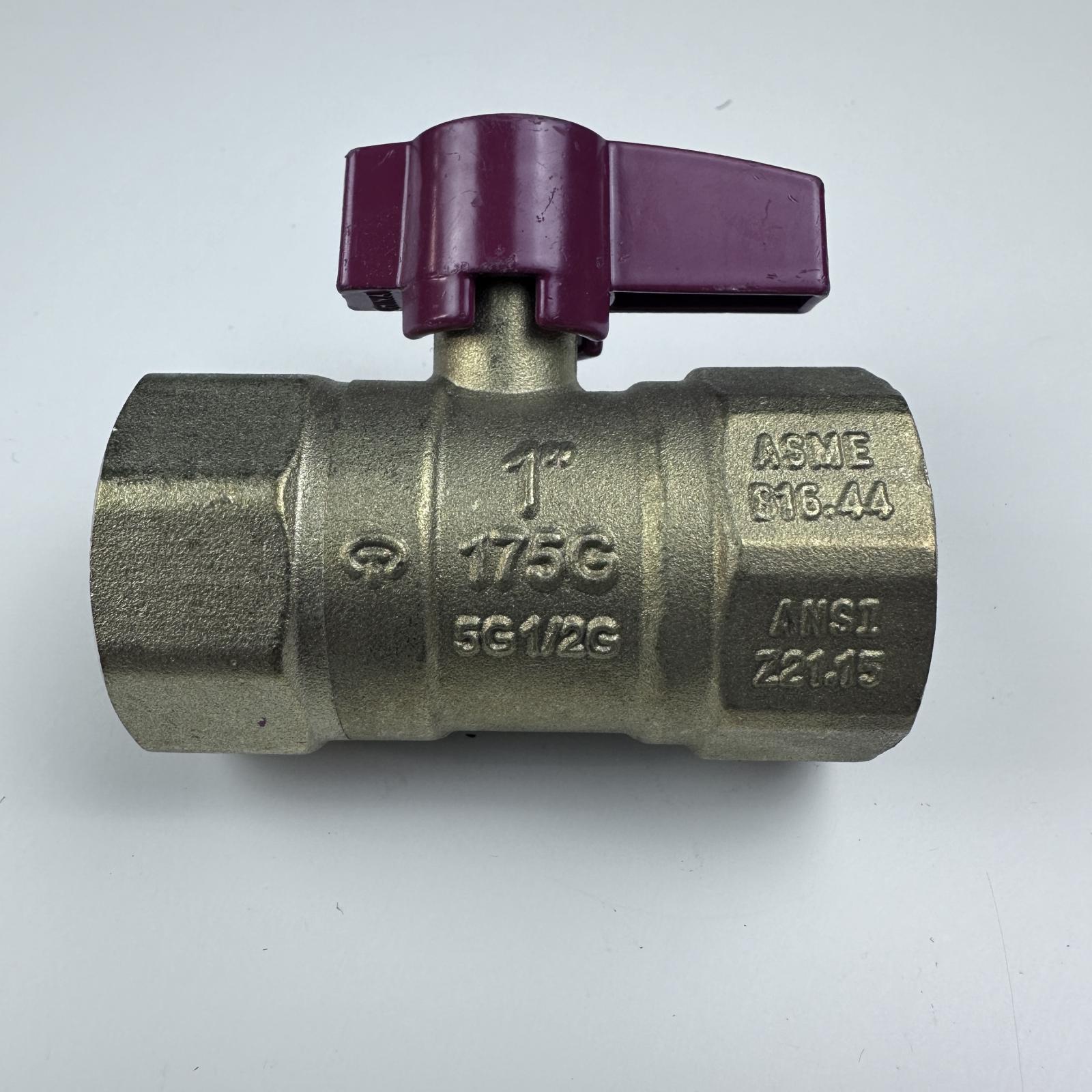 Lot of 2 UL GBV03 1" Shut-Off Valve 250 PSI Max - Photo 2