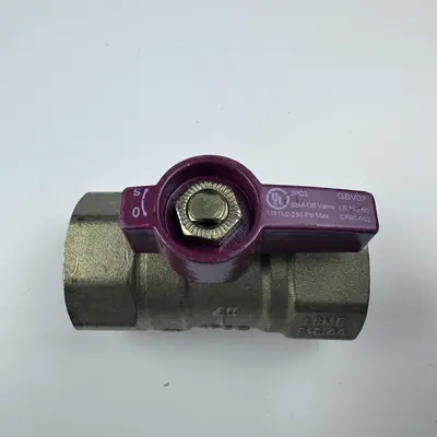 Lot of 2 UL GBV03 1" Shut-Off Valve 250 PSI Max at Hydraulics, Pneumatics & Plumbing in new condition