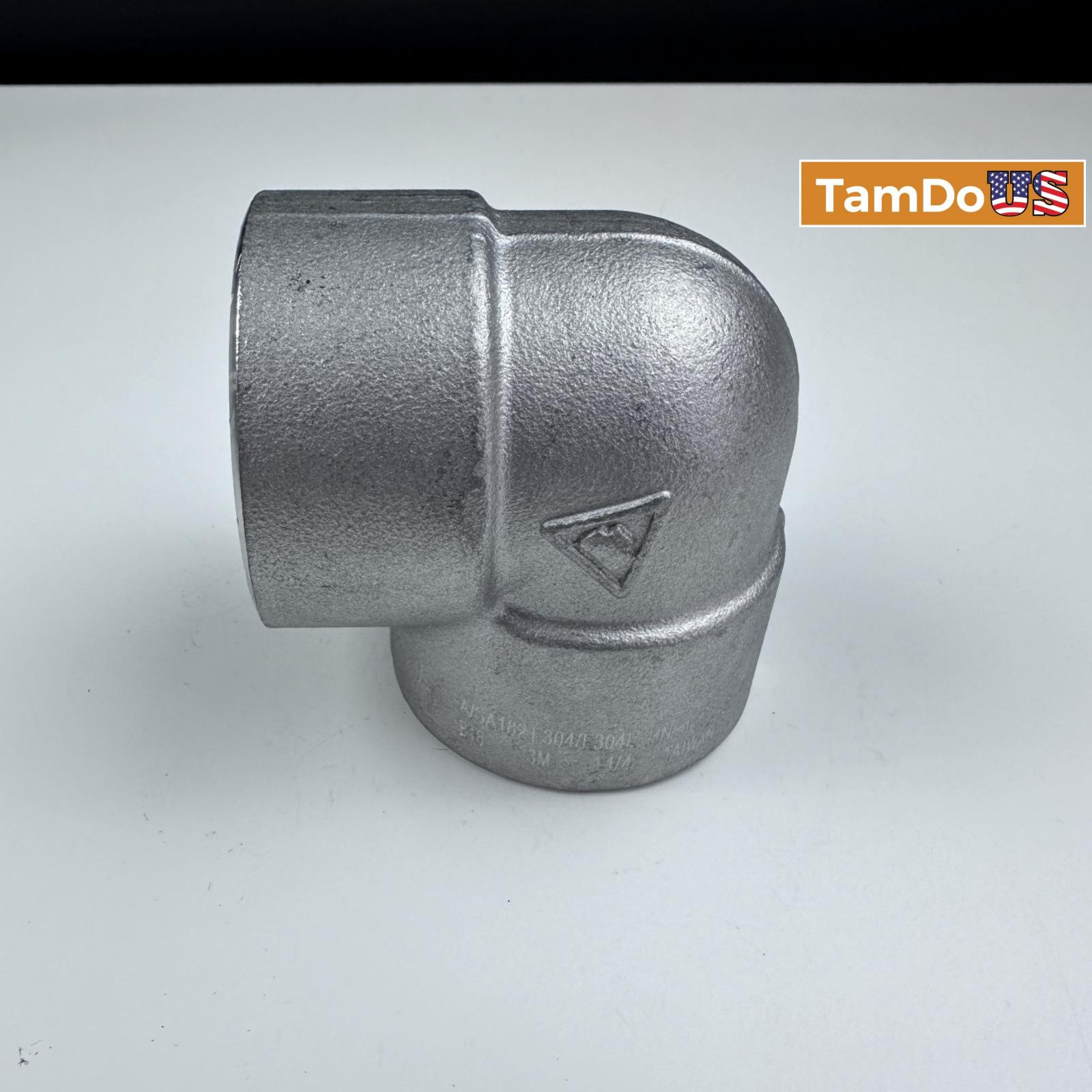 1-1/4" Iron 90 Degree Pipe Fitting Elbow - Photo 7