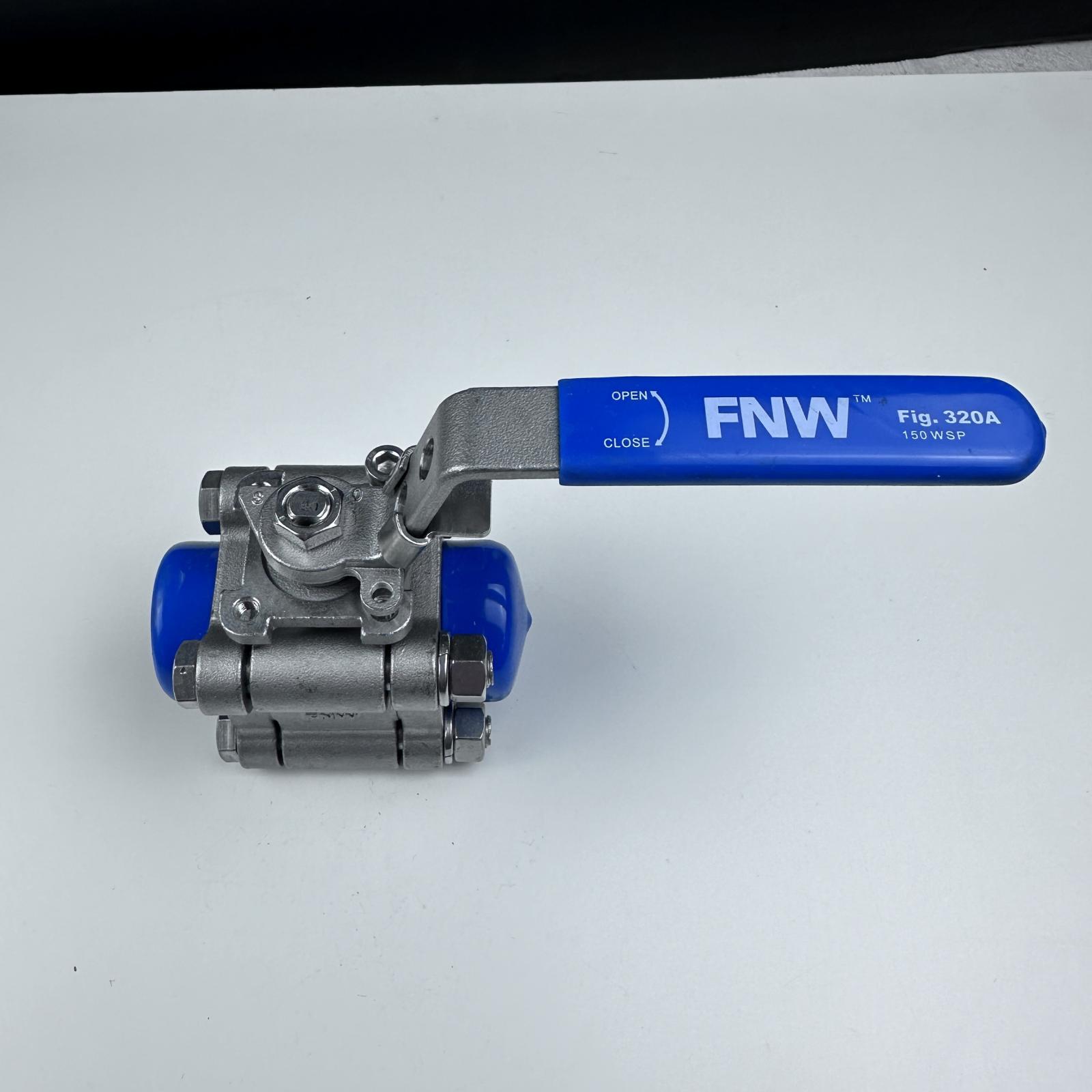 FNW Socket Weld Full Port Ball Valve CF8M 150 WSP 3/4" FIG-320A - Photo 2