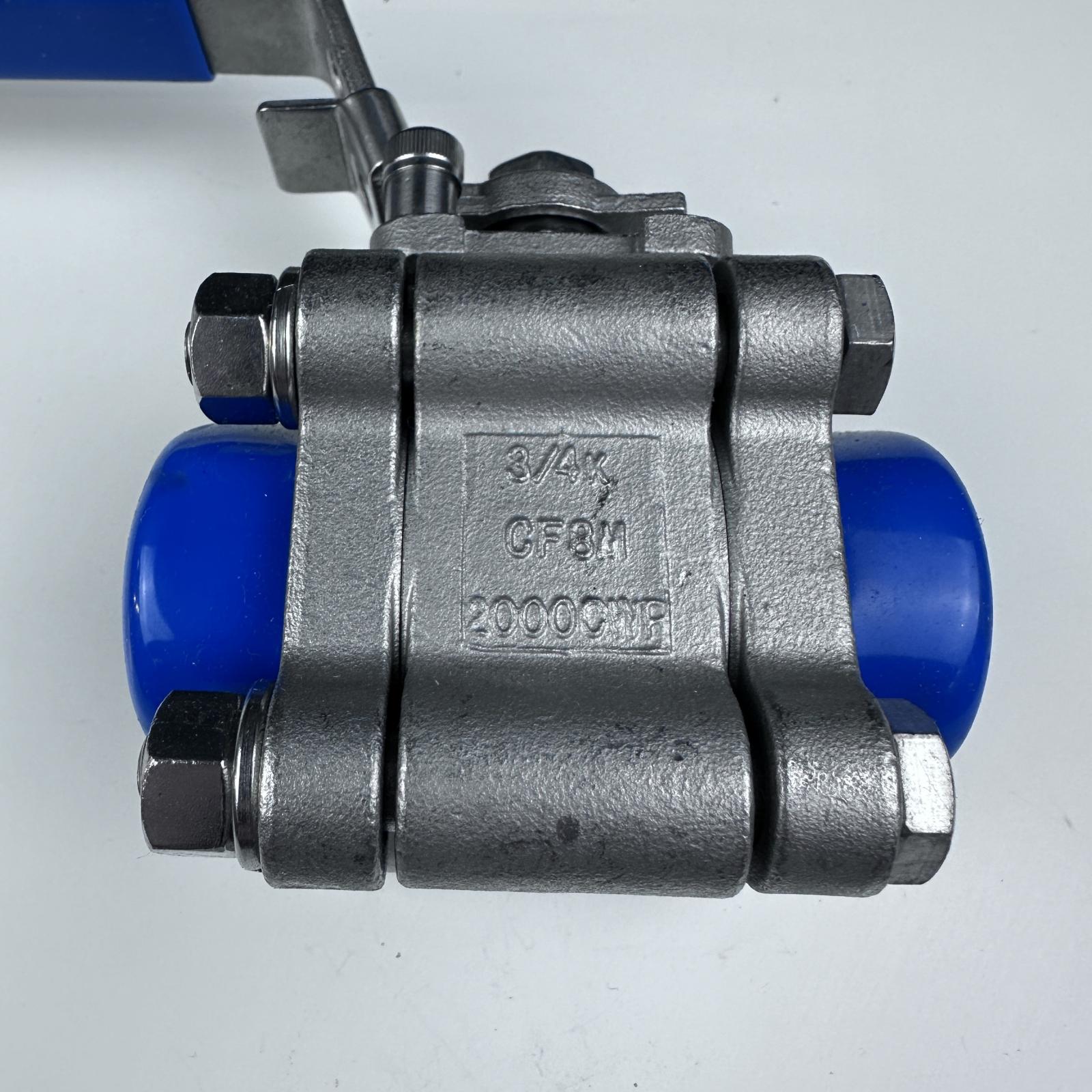 FNW Socket Weld Full Port Ball Valve CF8M 150 WSP 3/4" FIG-320A - Photo 6