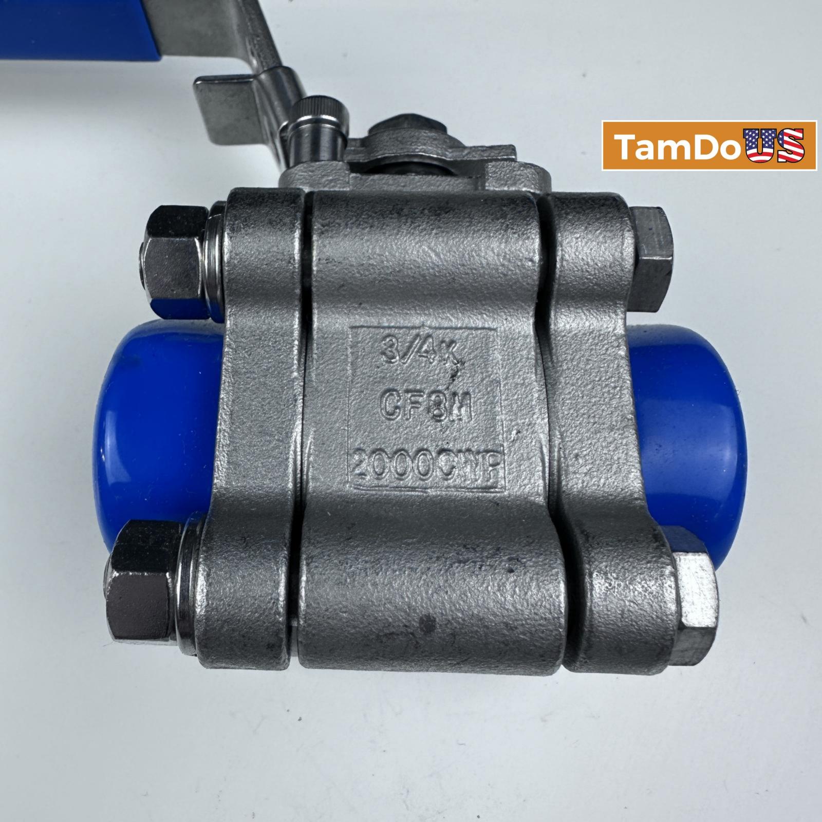 FNW Socket Weld Full Port Ball Valve CF8M 150 WSP 3/4" FIG-320A - Photo 8