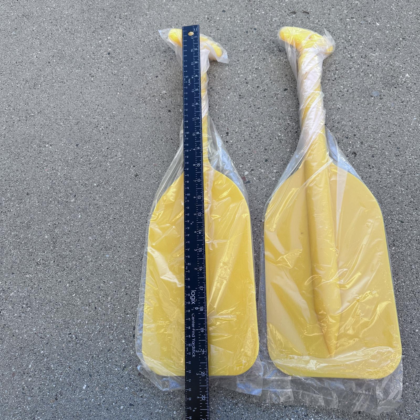 Clispeed 2pcs Telescopic Paddles Floating Surfing Paddles Canoe Kayak - Photo 3