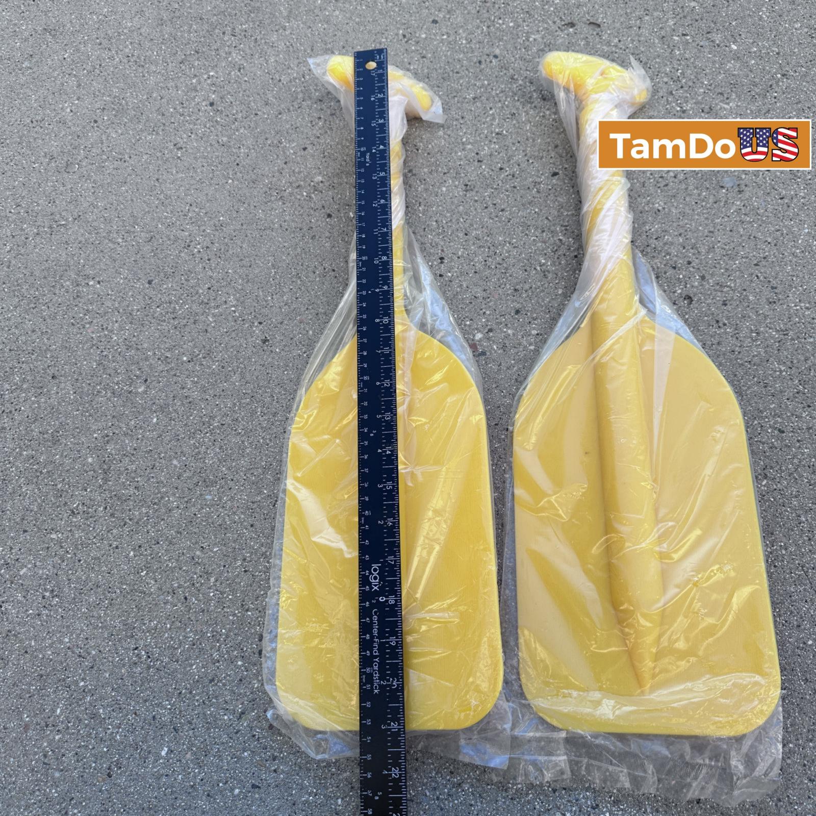 Clispeed 2pcs Telescopic Paddles Floating Surfing Paddles Canoe Kayak - Photo 5