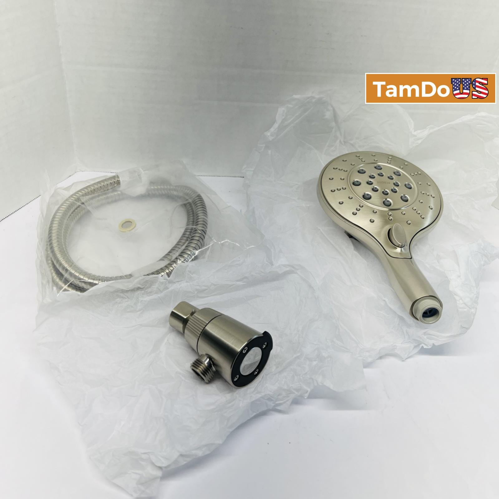 Moen Engage Brushed Nickel Magnetix Six Function Hand Held Showerhead 3662EPBN - Photo 7