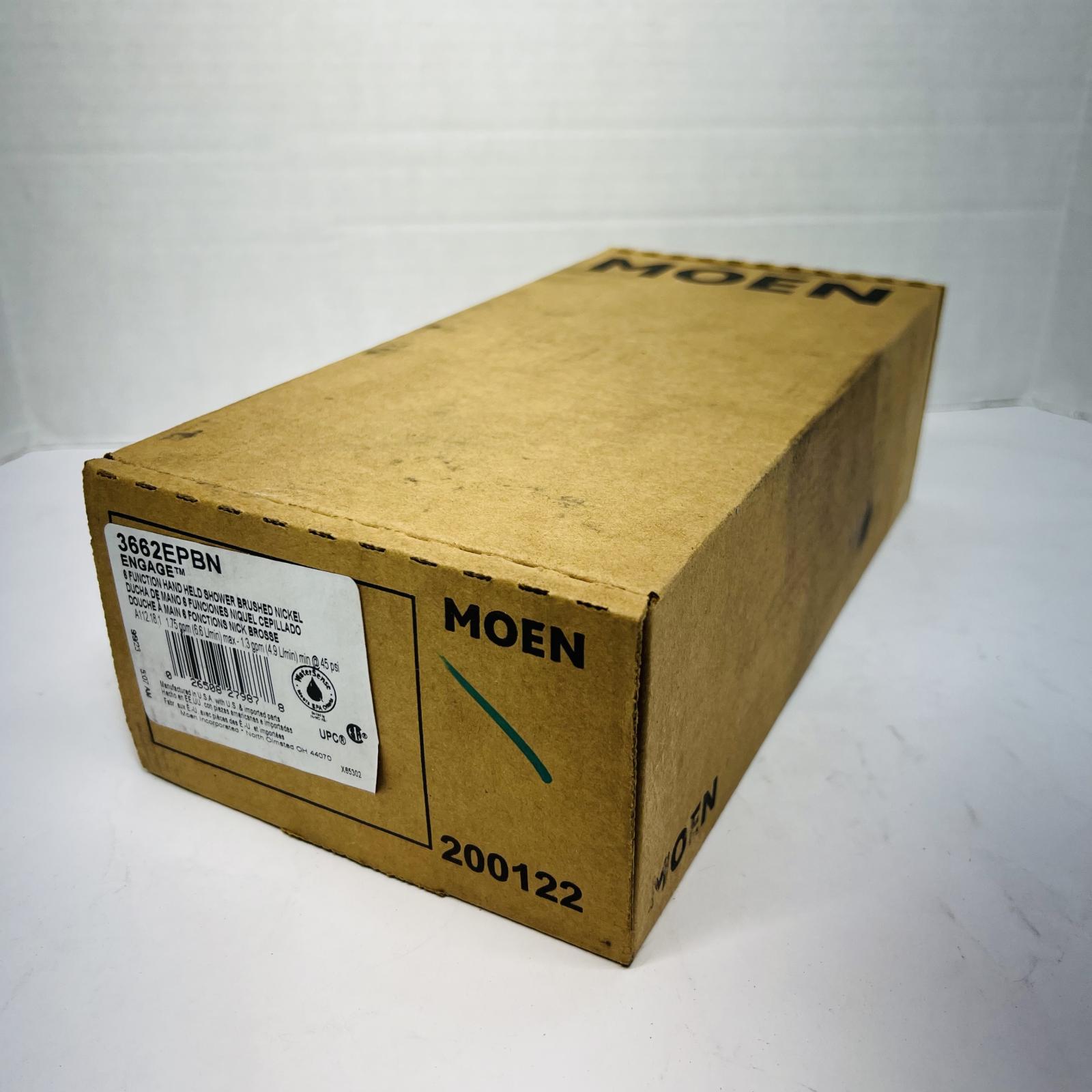 Moen Engage Brushed Nickel Magnetix Six Function Hand Held Showerhead 3662EPBN - Photo 3