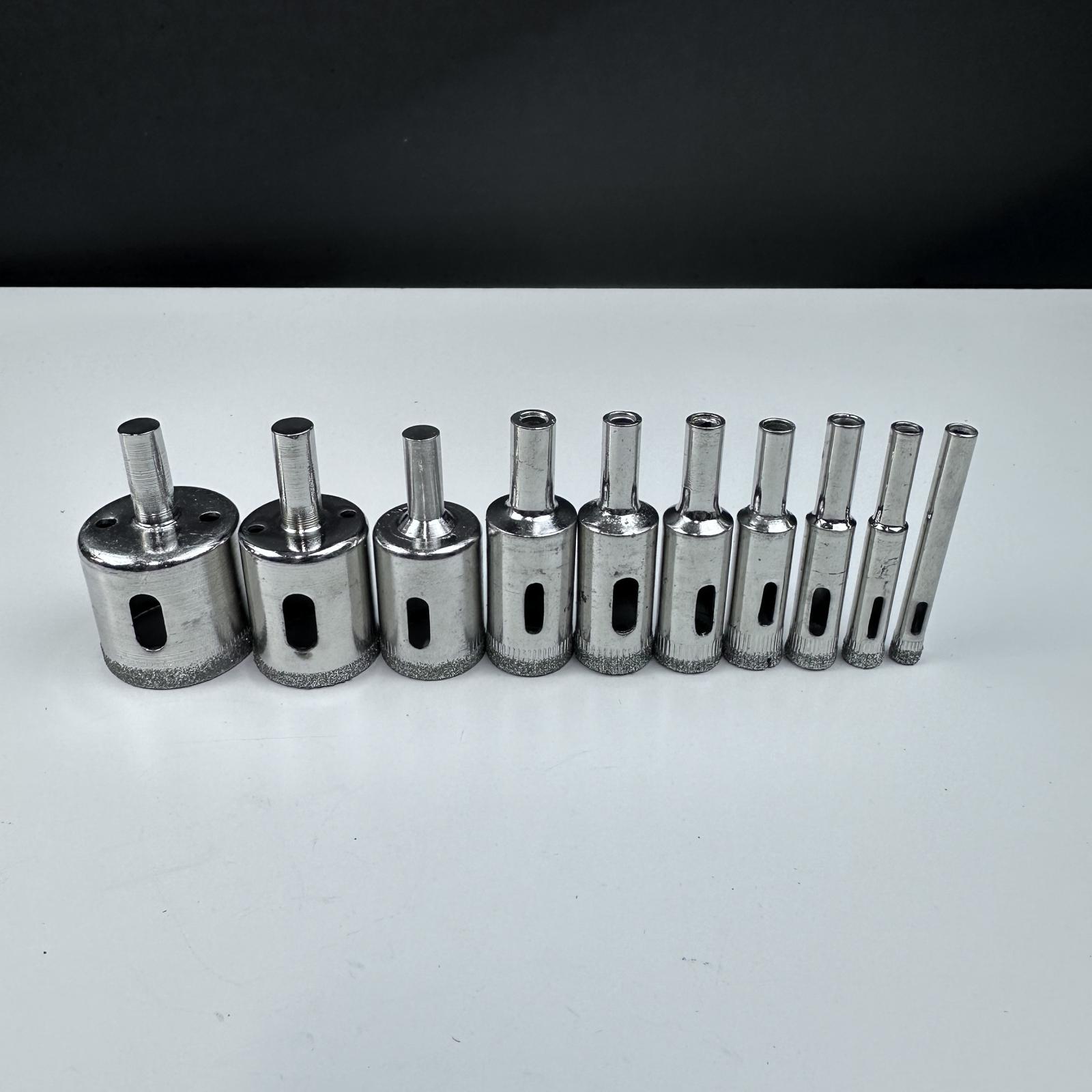 Diamond Tile Hole Saw Drill Bits Set, Ceramic Glass Porcelain Cutter Tool - Photo 5
